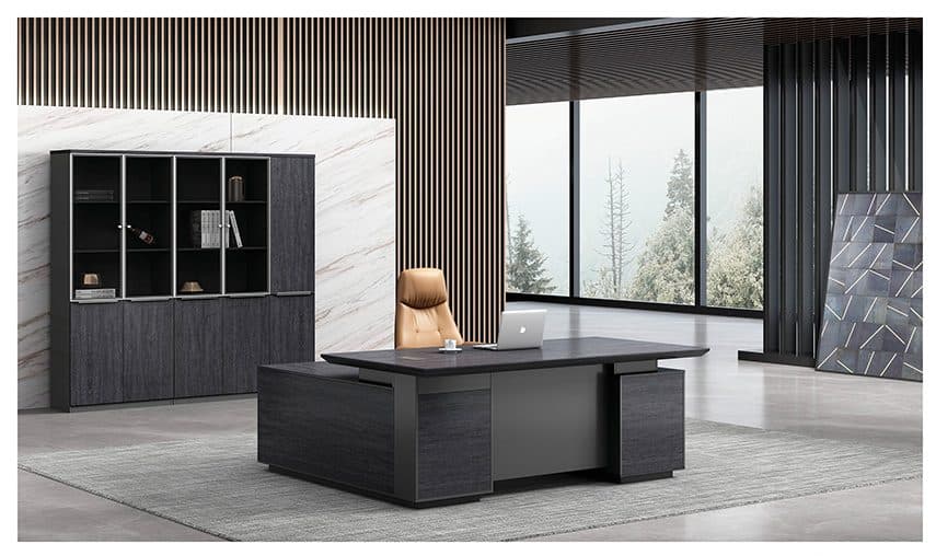 dark and elegant style executive desk