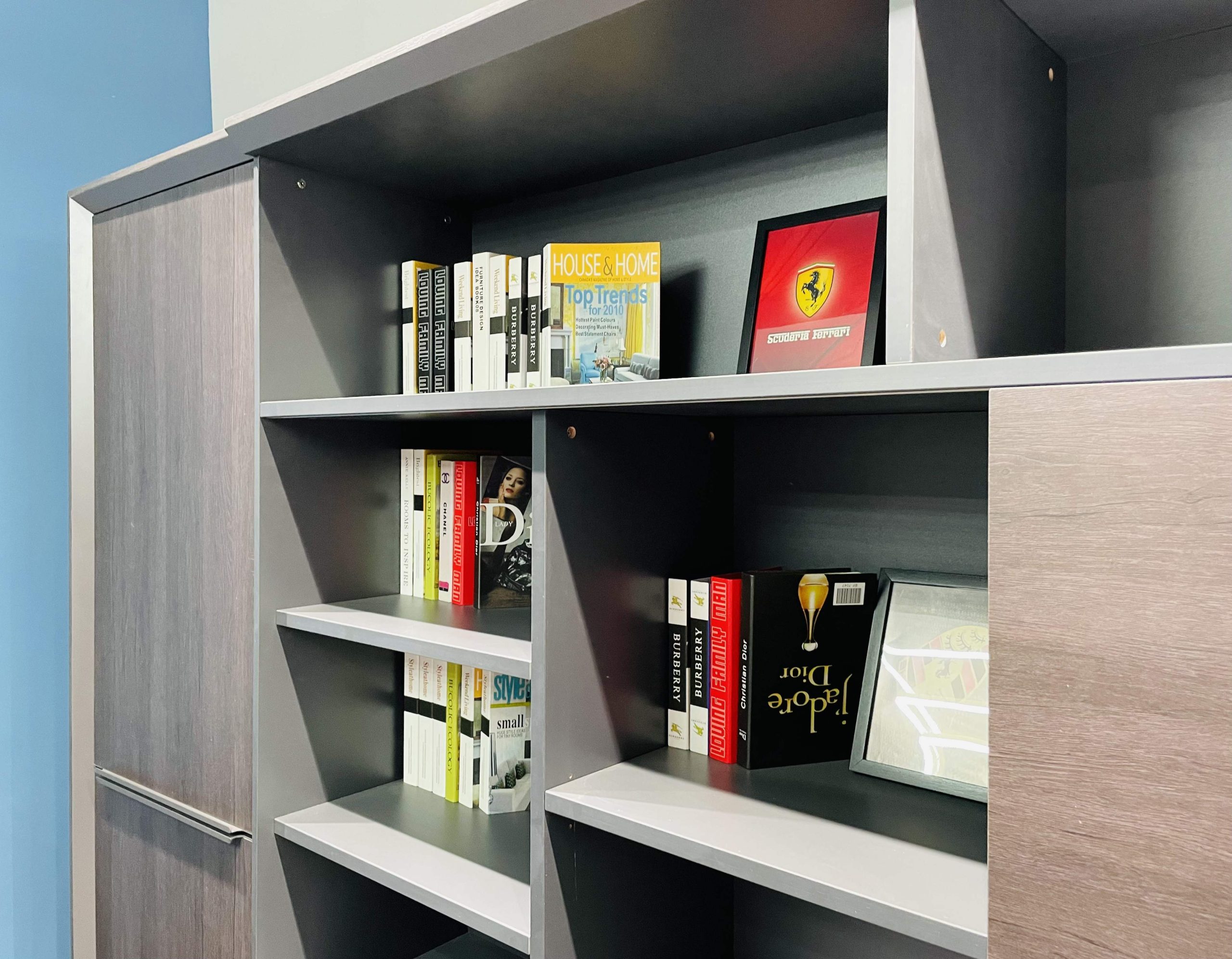 modern bookshelf